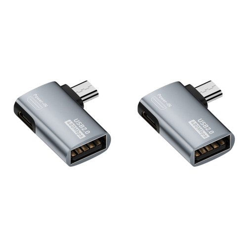 4K OTG Cable Adapter Power Supply Micro-USB to USB (Right)