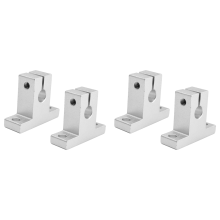 2 pezzi di montaggio per accoppiamento di guida con asta di serraggio per guida lineare SK8 8 mm
