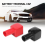 1 Pair Red+Black Car Battery Covers Insulation Caps Positive+Negative 2