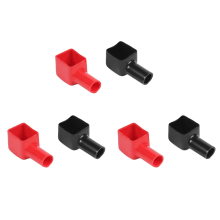 1 Pair Red+Black Car Battery Covers Insulation Caps Positive+Negative