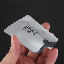 10 ks hliníkových fólií, anti-degaussing, kryt karty, RFID ochranné vrecko