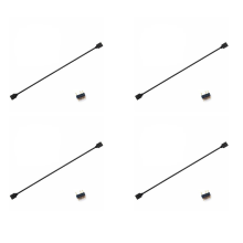 5V 3-pins verlengkabel voor computerhubsplitter, zwart