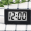 Mini-Uhr LED-Bildschirm Lectronic Digital Alarm Desktop-Uhr Schwarz 3