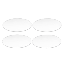 Transparante 3mm dikke spiegel Acryl ronde schijf Diameter:60mm