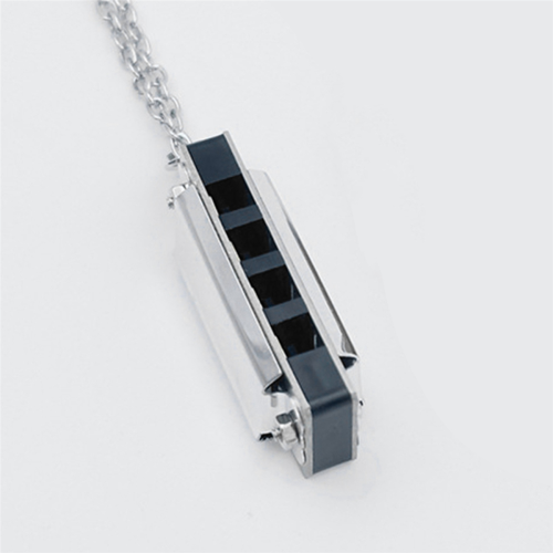 Mini Harmonica Ketting 4 Gaten 8 Toon Mondharmonica Draagbaar 2