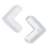 Soft Silicone Shelves Desk Cupboard Corner Protector 2Pcs 2