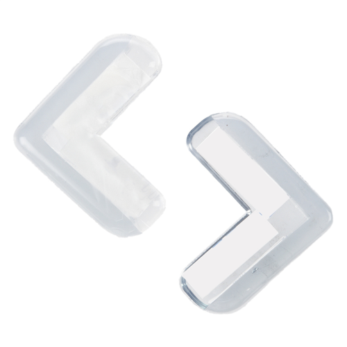 Soft Silicone Shelves Desk Cupboard Corner Protector 2Pcs 1