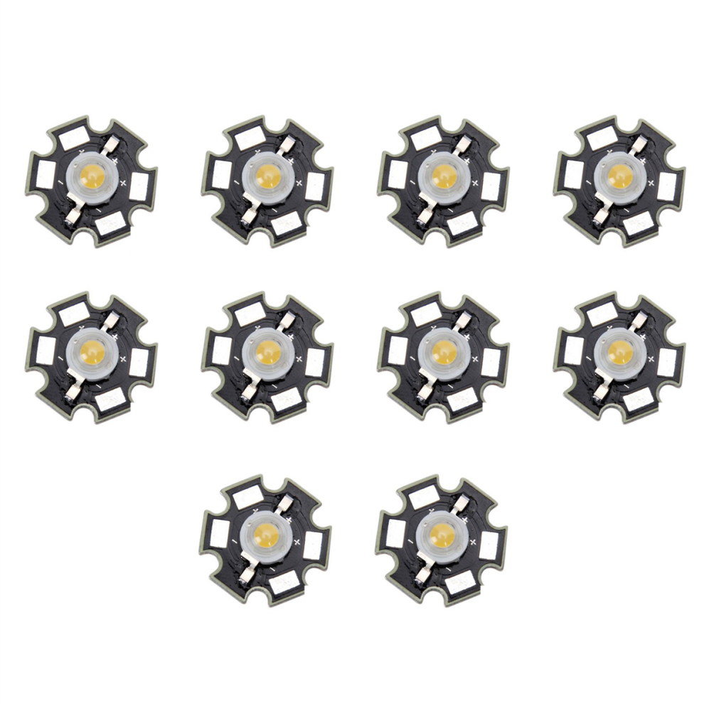 3W High Power Star LED Light Lamp Bulb (White)-image-OPC-PJ28XR6-NEW