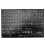 Adesivos para teclado russo com layout de letras, letras brancas 3