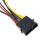 1Pcs 4-Pin Molex to 3-Pin Fan Power Cable Adapter Connector Cables 4