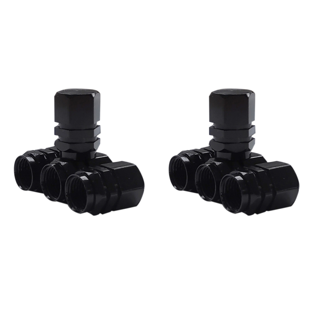 4Pcs Car Tire Valve Stem Covers for Motorcycles Trucks Valve Black-image-OPC-PJ28XTC-NEW