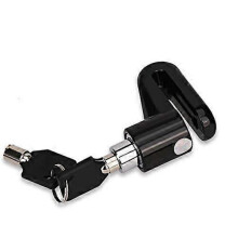 (Black) Bicycle Anti Theft Lock Hard Steel Mountain Bike Motorcycle Disc Brake Lock