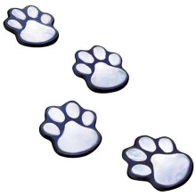4pcs Solar Paw Print Garden Lights LED Outdoor Lamps Path Landscape
