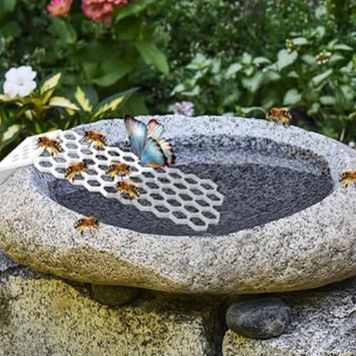 Floating bee ladder, Foldable floating bee waterer, Honeycomb waterer for bees 1