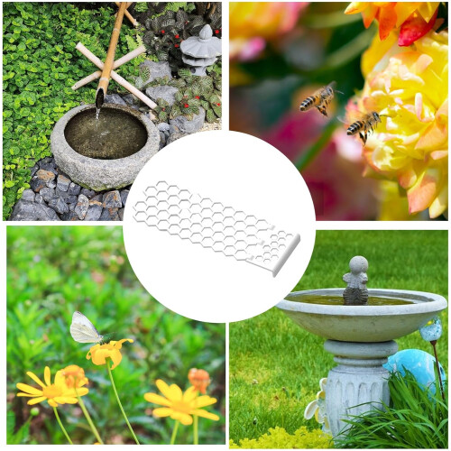 Floating bee ladder, Foldable floating bee waterer, Honeycomb waterer for bees 2