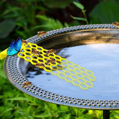 Floating Bee Drinking Station Foldable Butterfly Water For Outdoor Garden 2