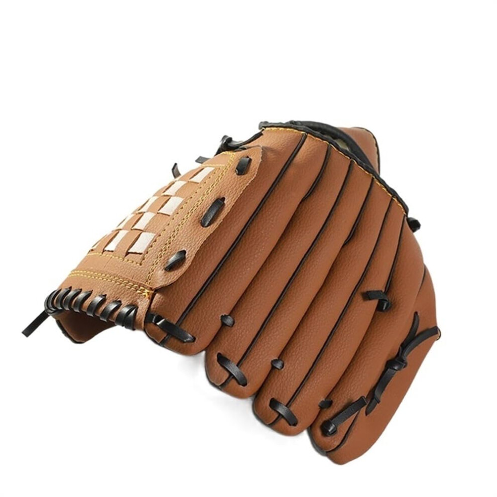 Brown Baseball Glove, Outdoor Sports, Size 9.5/10.5/11.5/12.5, Left Hand, Adults(Brown)