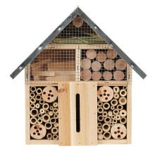 ect hotel out, ect house out natural wood, for bees, butterflies, ladybugs, garden shelter, garden decoration