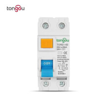 (2Pole 100mA, 32A) 2p 16a 63a 10ma 30ma 100ma 6ka Rccb Rcd 230v Electromechanic Residual Current Circuit Breaker Differential Breaker Safety Switch Tw