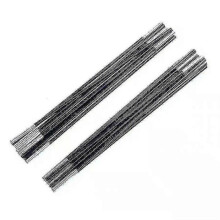 (15 feet) Universal Trampoline Fibre Glass Rods To Replace Top Pole / Metal Ring - W/ Caps