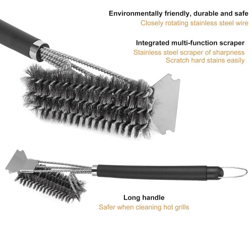GRILL B Stainless Steel Single Head Barbecue Schafer Kitchen Accessories 2