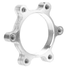 Fahrradfreirad Gewinde Naben, 6 Bolt Flanschadapter Scheibenbremsrotor Aluminium 48mm Basis