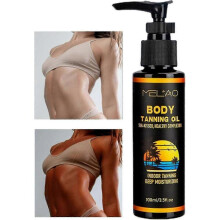 (1PCS) Self Tanning Drops - 100ml Bronze Skin Essential Oil - Moisturising Multi-Purpose Sunless Tanning Oil to Give Your Skin Tan and A Sexy Look