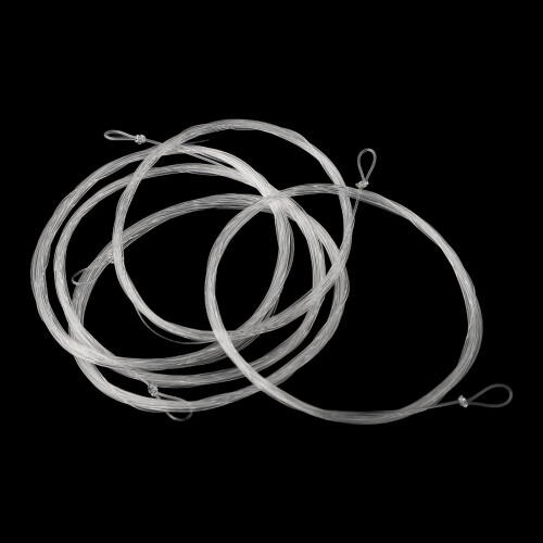 5 x Tapered Fly Fishing 9ft Length Convenient Loop Clear Line 0X