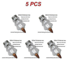 (Christmas Tree 5pcs)1~7PCS Garden Automatic Watering Tool Elk/Christmas Tree Indoor Drip Irrigation Watering System Potted Plant Waterers Spike