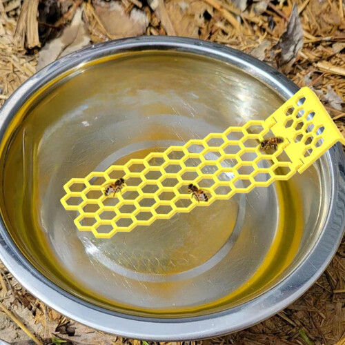 Floating Bee Island  Foldable Water dispenser, floating Water station, floating butterfly Drinking feeder 1