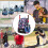 Baseball backpack for bats, glove holder, helmets, shoe compartment 3