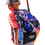 Baseball backpack for bats, glove holder, helmets, shoe compartment 1