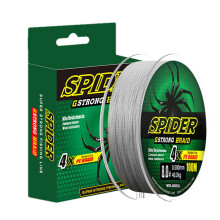 Fishing Braid Wire Braided Fishing Wire WearResistant Saltwater Fishing Wire 100M Gray