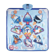 (blue) Dance Mat For Kids, 7 Game Modes, 10 Challenge Levels, Birthday Gifts Toys For 3 4 5 6 7 8 9 Year Old Girls