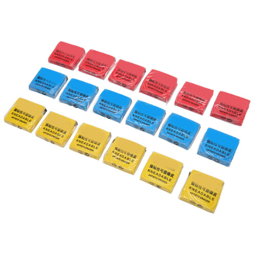18PCS Kneaded Eraser Set Strong Adhesion Art Gum PVC 1