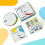 Automatic Pill Dispenser with 7 Days Electronic Medication Manager,7 Colors TY 5