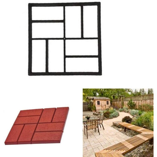 Betonform reusable concrete path maker molds stepping stone paver (40x40x4cm) 2
