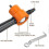 160a Double Head Cutter Sheet Metal Nibbler Cutter Power Drill Attachment 2