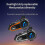 Motorcycle Helmet Headset Waterproof Bluetooth 5.0 Intercom Wireless Earphone Stereo with Mic 3