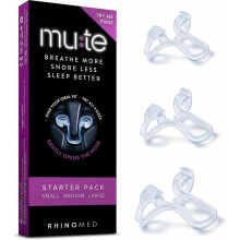 Mute Snore Stopper Nasal Dilator for Snore Reduction Starter Pack Increases Airflow Anti Snoring Devices Nasal Dilators for Slee