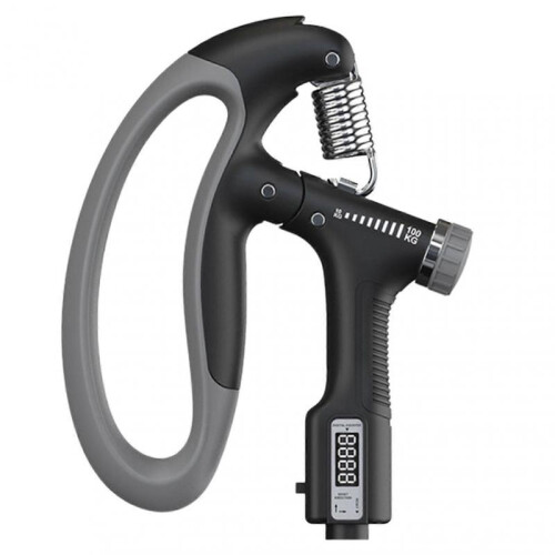 (Black)Electric Heavy-Grippers Lightweight Hand Exerciser for Home Gym