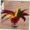 Rooster Feather Shuttlecock Badminton Birdies Colourful Elastic Plastic Base 3