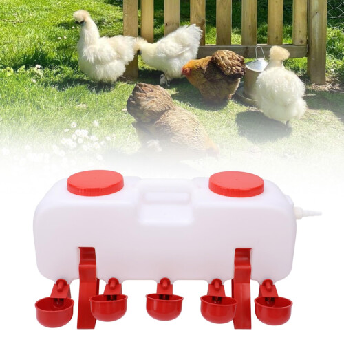 Automatic chicken watering system, Poultry duck watering kits, Tipproof