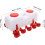 Automatic chicken watering system, Poultry duck watering kits, Tipproof 4
