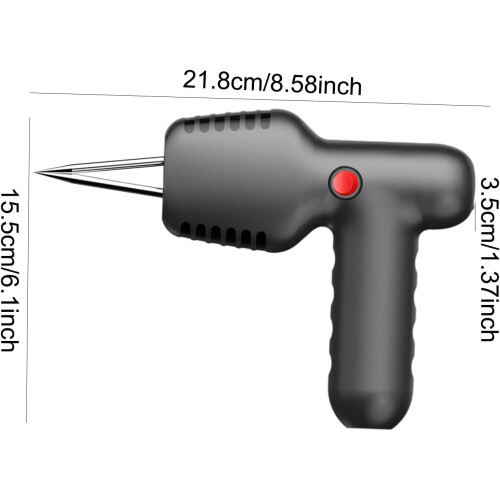 Electric Poultry Puller, Handheld Chicken Caller, Rechargeable Feather Remover for Birds 2
