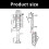 (White)Lift Chair Hand Controller With 8 Pin 9 Cores Plug Lifting Bed Controller Electric Operating Table Manual Controller 3