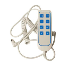 (White)Lift Chair Hand Controller With 8 Pin 9 Cores Plug Lifting Bed Controller Electric Operating Table Manual Controller