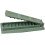 2 pieces manual skewer press for home barbecue practical kebab maker tool (green) 3