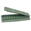 2 pieces manual skewer press for home barbecue practical kebab maker tool (green) 1