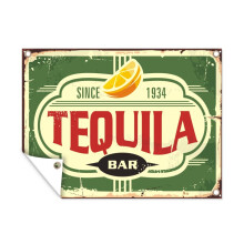 OutdoorPoster Poster wall decor outside decor garden garden poster 40x30 cm Tequila Vintage advertising sign